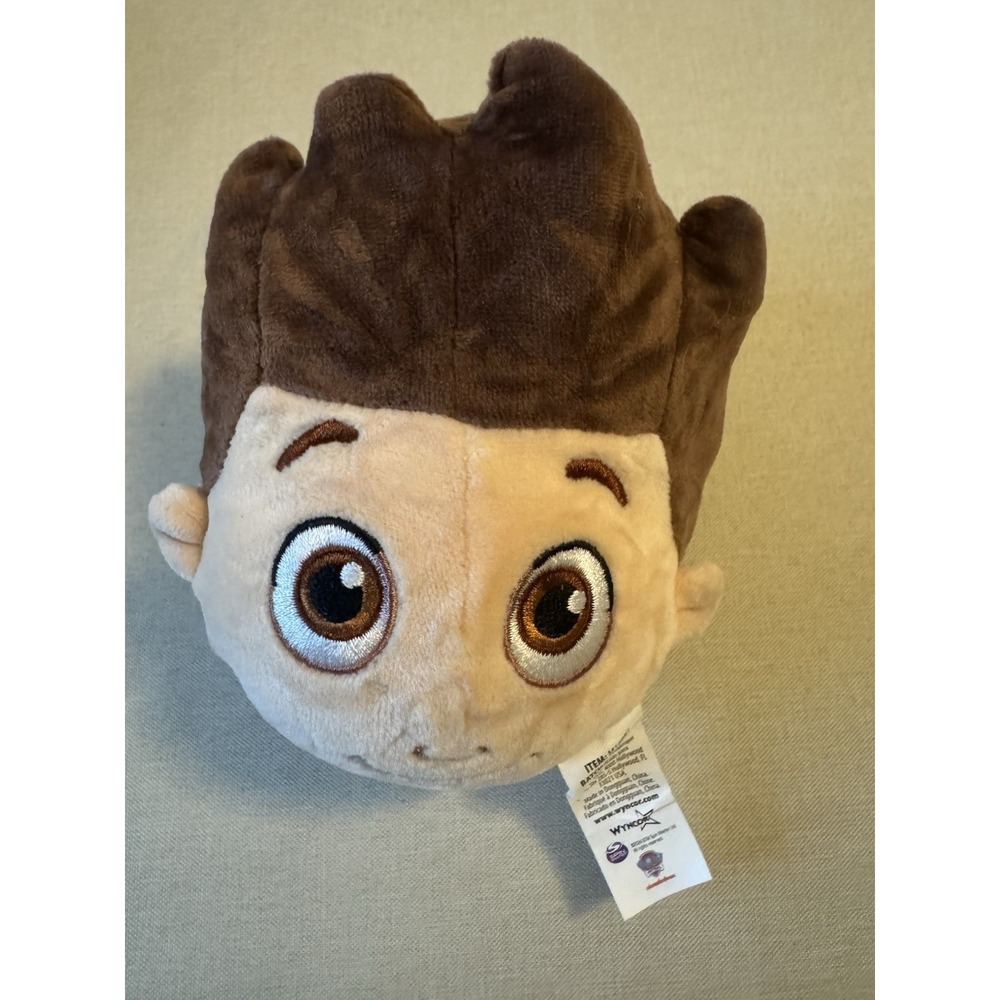 Rare Paw Patrol Ryder Plush Doll Head Hanging Ornament Boy Stuffed Nickelodeon